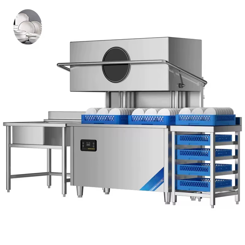 Commercial Kitchen Hoods - Maßgefertigte Schnellzyklus-Gewerbliche Haubenspülmaschine, Industrielle Automatische Geschirrspülmaschine