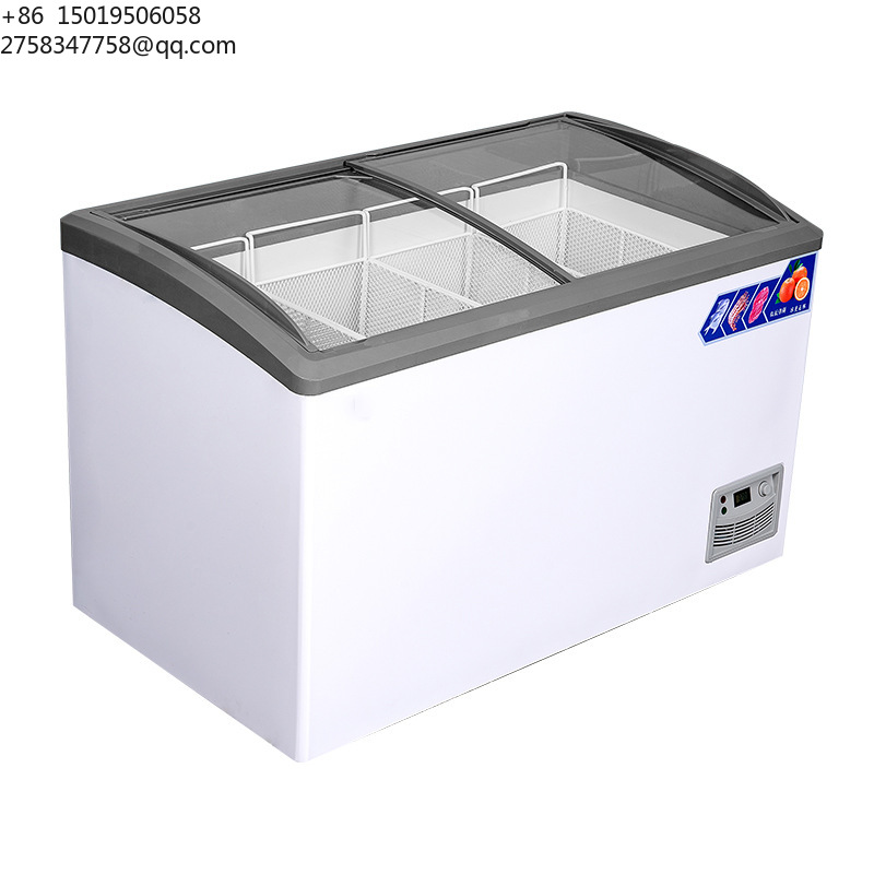 Commercial Chest Freezer - Hochwertige elektrische Mini-Eiscreme-Gefriertruhe für Haushalt, Hotel