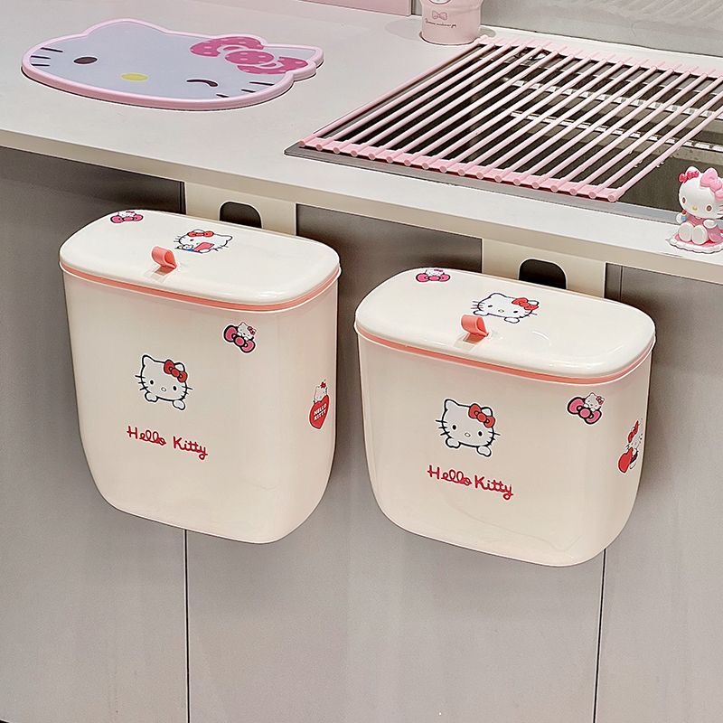 Commercial Kitchen Bin - Kawaii Cartoon Wasserdichter Aufkleber-Mülleimer mit Geruchssperre