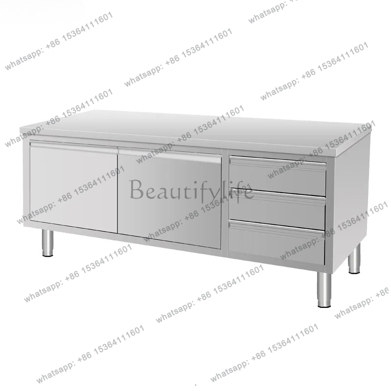 Commercial Kitchen Worktops - Edelstahl Gewerblicher Küchenschrank mit Schiebetür und