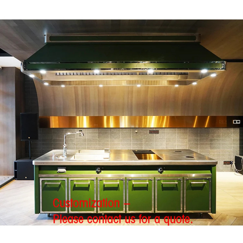 Commercial Kitchen Worktops - Maßgefertigte Gewerbliche Hotel- und Restaurantküchen-Ausstattung Einteilige