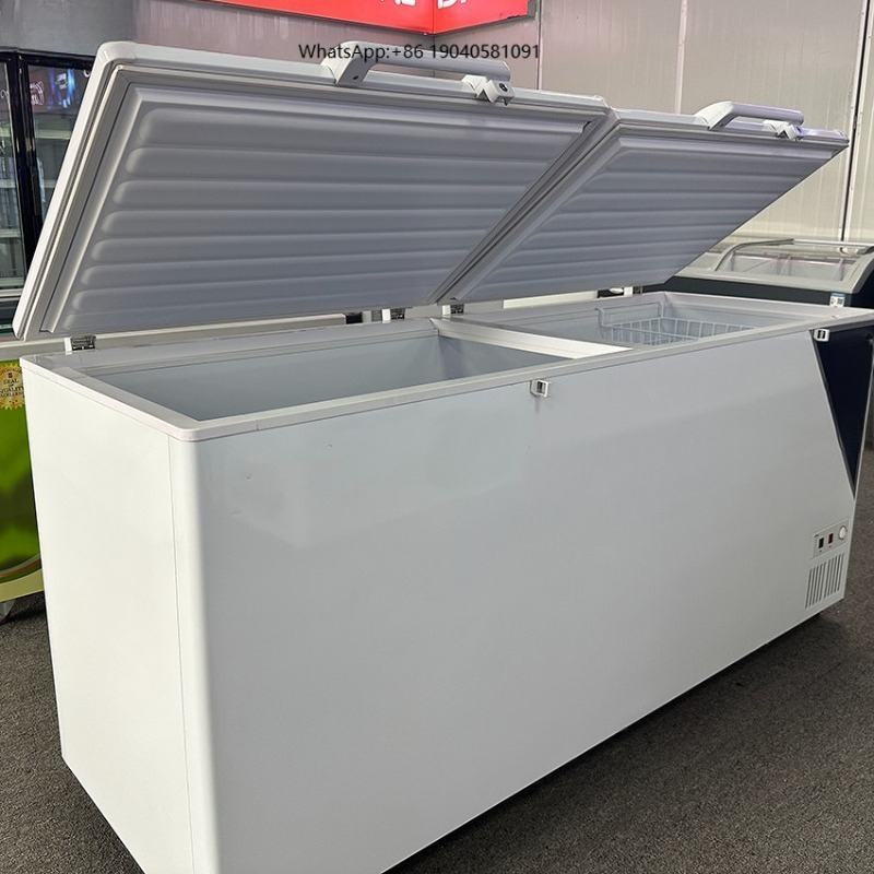 Commercial Chest Freezer - Kommerzieller Horizontal-Gefrierschrank mit Oberöffnung, Großer Kapazität,