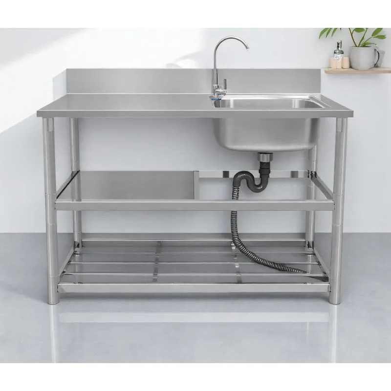 Freistehender Edelstahlspülbec – Commercial Kitchen Worktops Bewertung und Preis