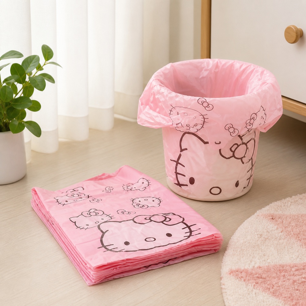Rosa Cartoon-Katzen-Motiv Müll – Commercial Kitchen Bin Bewertung und Preis